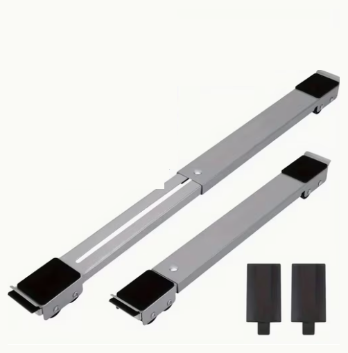 Soporte antideslizante extensible con ruedas para lavadora y refrigeradora