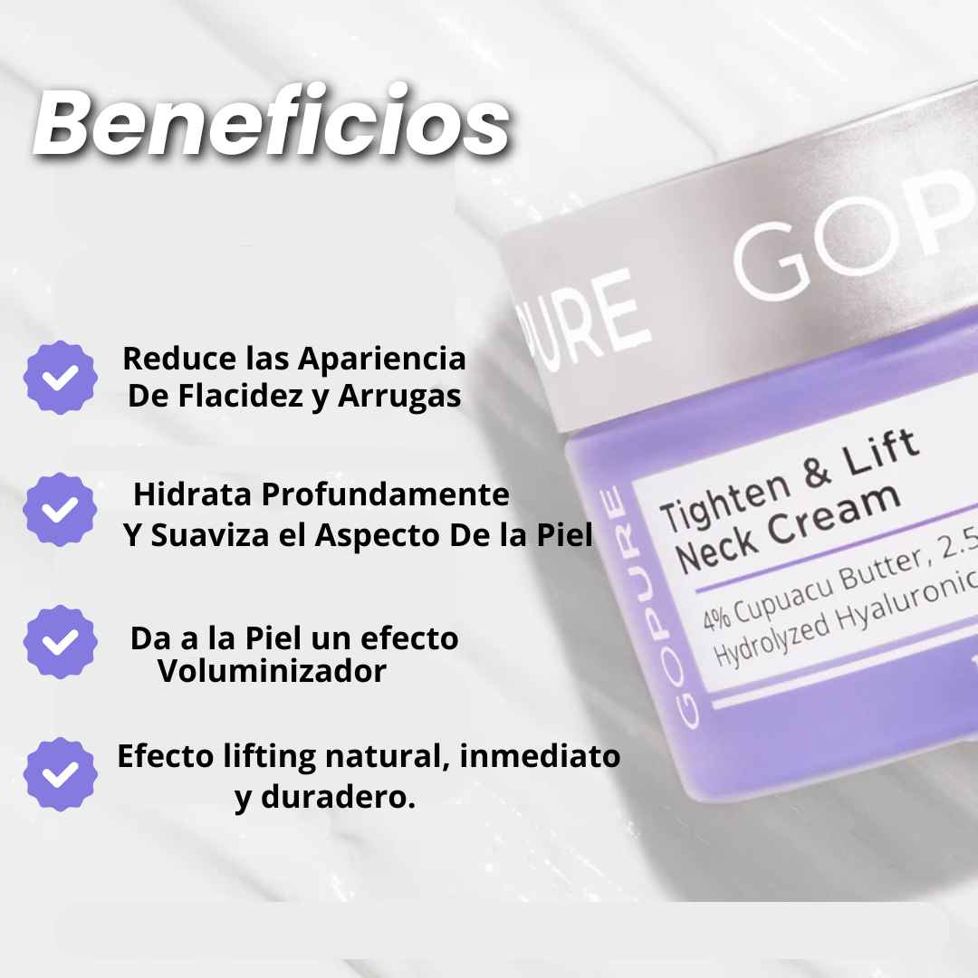 GoPure - Crema Reafirmante Para El Cuello