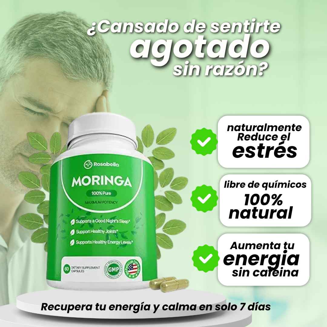 Moringa Rosabella - Equilibra tu cuerpo y reduce naturalmente el cortisol