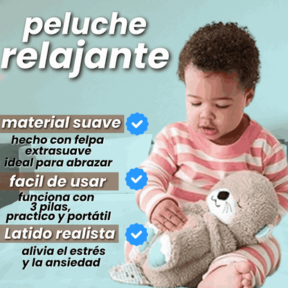 Nutriboo™ - Peluche de nutria que calma y abraza.
